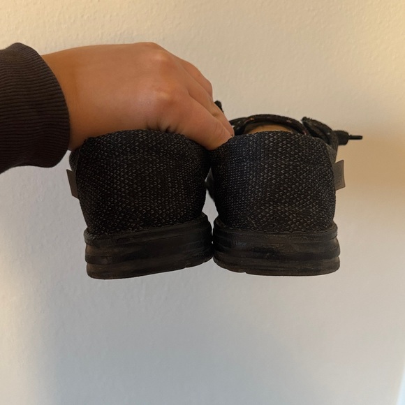 HeyDude Wendy Sox Monochromatic Black Shoes Size 9 - Picture 4 of 7
